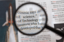 magnifying glass document